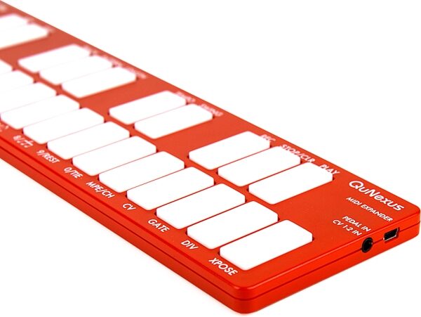 Keith McMillen Instruments QuNexus Red Keyboard Controller, New, Detail Side