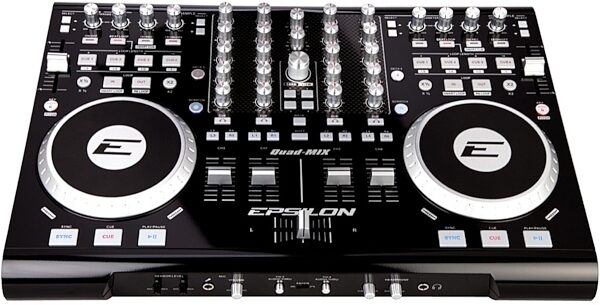 Epsilon Quad-Mix Professional DJ Controller and Audio Interface, Main