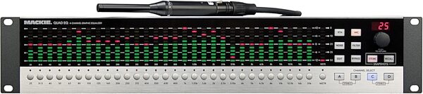 Mackie QuadEQ 4-Channel Digital Graphic Equalizer, Main