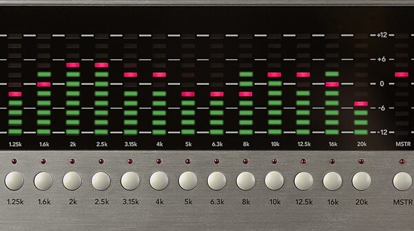 Mackie QuadEQ 4-Channel Digital Graphic Equalizer, Mid Bars 2