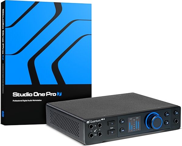 PreSonus Quantum HD 2 20x24 USB-C Audio Interface, New, main w sw fixed
