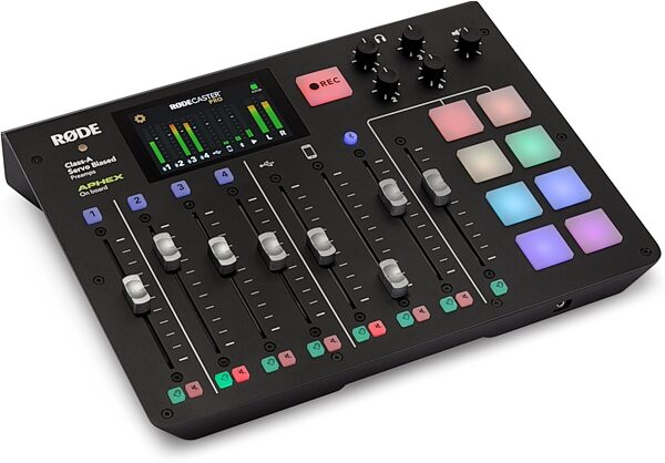 Rode RODECaster Pro Podcast Production Console, Action Position Back