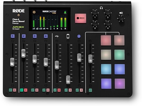 Rode RODECaster Pro Podcast Production Console, New, Action Position Back