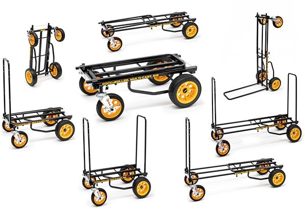 RocknRoller Multi-Cart Equipment Cart with R-Trac Wheels, R12RT, Rock-N-Roller-R12RT-9
