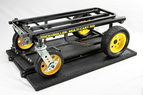 RocknRoller RSHM2 Multi-Cart 2-Tier Multimedia Shelf, Stored