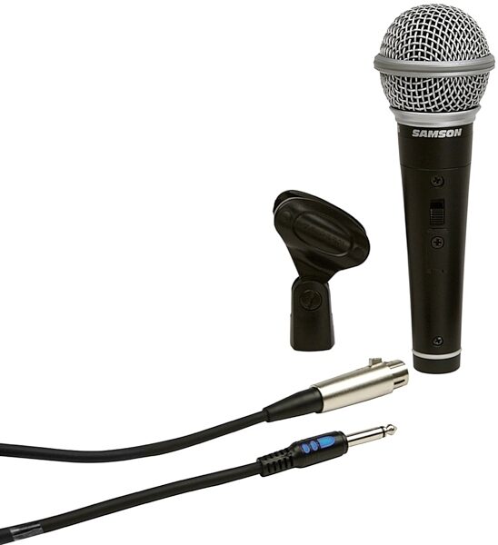 Samson R21S Dynamic Cardioid Handheld Microphone, New, Accessories