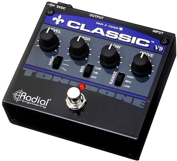 Radial Tonebone Classic V9 Distortion Overdrive Pedal, Main