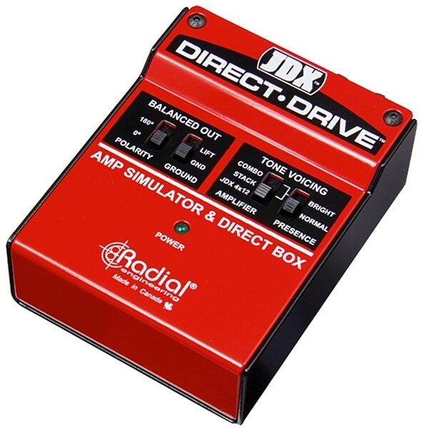 Radial JDX Direct-Drive Guitar Amp Simulator Pedal, Warehouse Resealed, Main