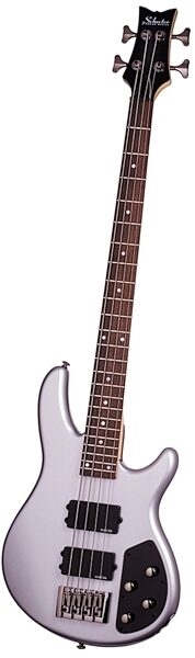 Schecter Raiden Custom-4 Electric Bass, Metallic Silver