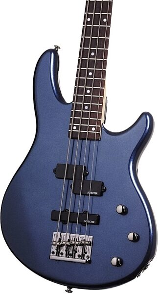 Schecter Raiden Deluxe-4 Electric Bass, Dark Metallic Blue - Body
