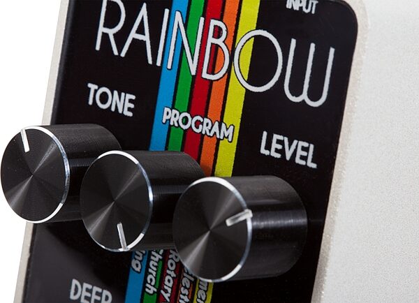 Foxgear Rainbow Digital Reverb Pedal, Action Position Back