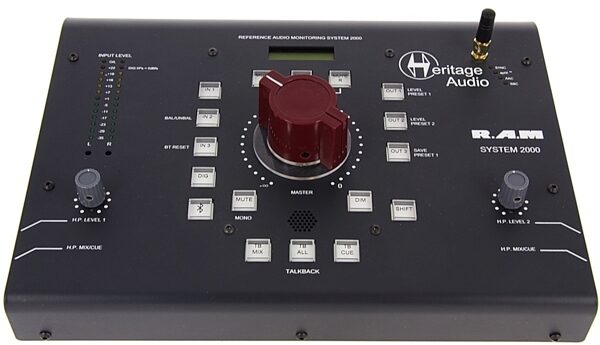 Heritage Audio RAM System 2000 Desktop Monitoring Controller, Blemished, Top