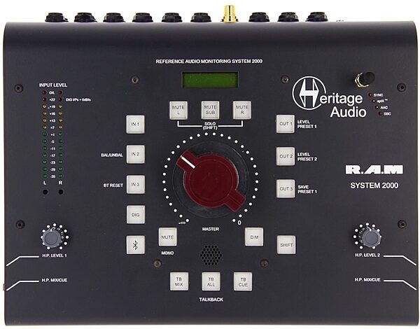 Heritage Audio RAM System 2000 Desktop Monitoring Controller, New, Main