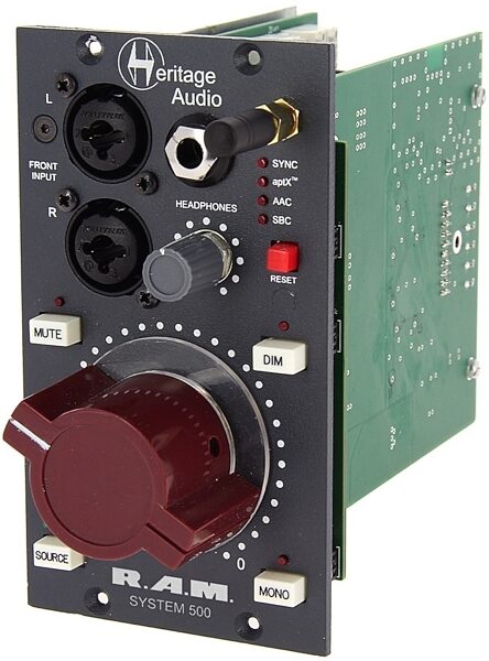 Heritage Audio RAM System 500 Series Monitoring Controller, New, Side2