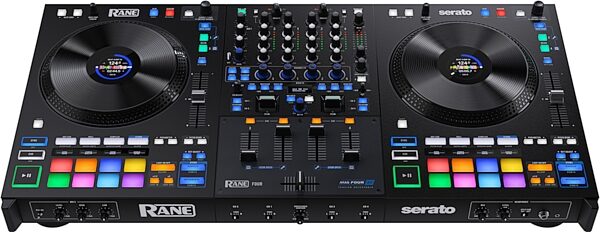 Rane Four Professional DJ Controller, New, Action Position Back