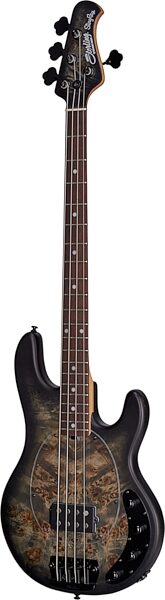 Sterling by Music Man StingRay Ray34 Poplar Burl Electric Bass (with Gig Bag), Action Position Back