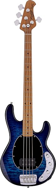Sterling by Music Man Ray34QM Electric Bass Guitar, Action Position Back