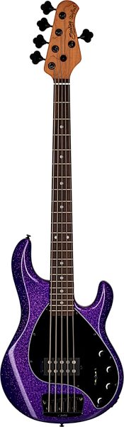Sterling by Music Man Ray35 StingRay Electric Bass, Purple Sparkle, Scratch and Dent, Action Position Back