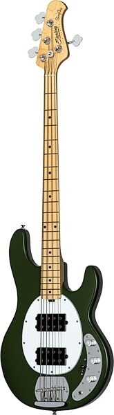 Sterling by Music Man Ray4HH Electric Bass Guitar, Olive, Angled Front