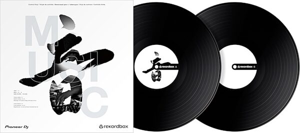 Pioneer DJ RBVD2 Rekordbox Control Vinyl, Black, Action Position Back