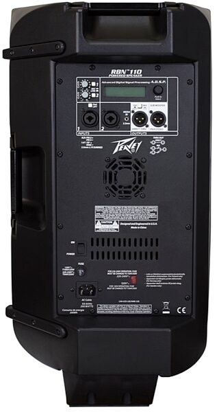 Peavey RBN-110 Powered Loudspeaker (1050 Watts, 1x10"), Back
