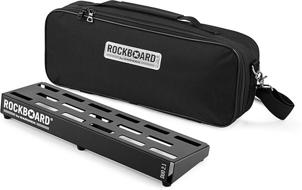 RockBoard DUO 2.1 Pedalboard (with Gig Bag), New, Action Position Back