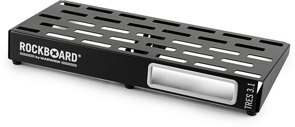 RockBoard TRES 3.1 Pedalboard (with Flight Case), Angled Front