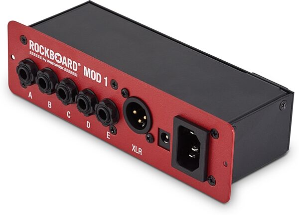 RockBoard MOD 1 All-In-One Pedalboard Patchbay, Angled Front