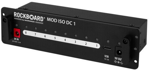 RockBoard Power MOD ISO DC 1 Multi-Power Supply, New, Action Position Back