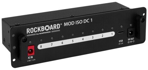 RockBoard Power MOD ISO DC 1 Multi-Power Supply, New, Action Position Back