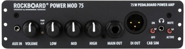 RockBoard PowerMOD 75 Pedalboard Amplifier (75 Watts), New, Action Position Back
