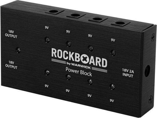 RockBoard Power Block V2 Multi-Power Supply, New, Action Position Back