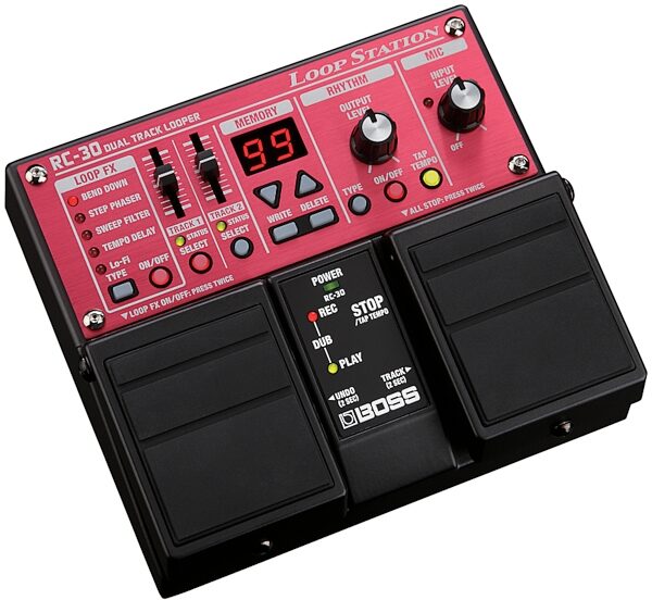 Boss RC-30 Loop Station Twin Pedal, Angle