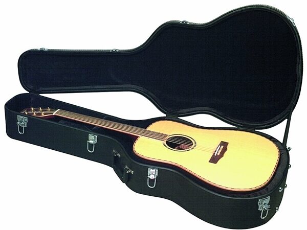 RockCase by Warwick Universal Hardshell Dreadnought Acoustic Guitar Case, Open View