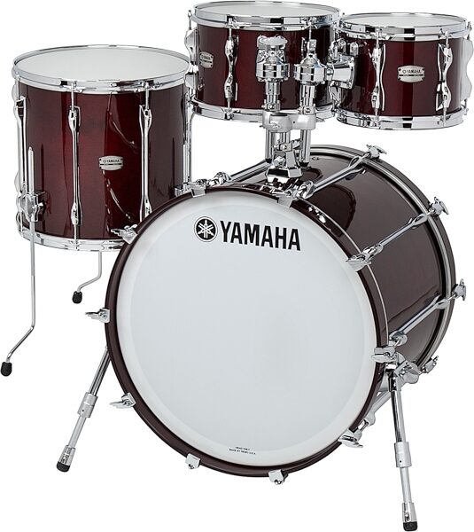 Yamaha RC2F40J Recording Custom Drum Shell Kit, 4-Piece, Classic Walnut, Action Position Back