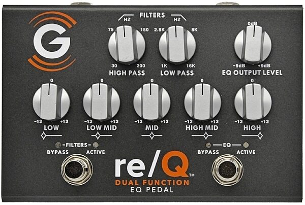 Genzler Re/Q Bass Guitar Dual Function Equalizer Pedal, New, main
