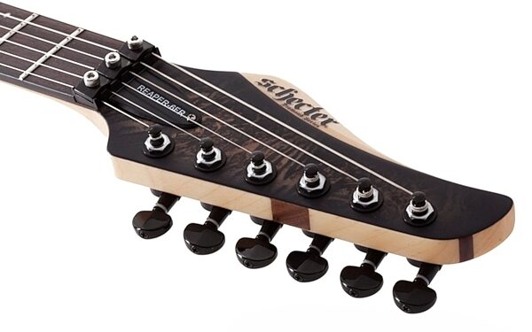Schecter Reaper 6FR Electric Guitar, Charcoal Burst, Open Box (Very Good), View