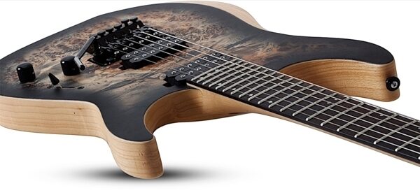 Schecter Reaper 6FR Electric Guitar, Charcoal Burst, Open Box (Very Good), View