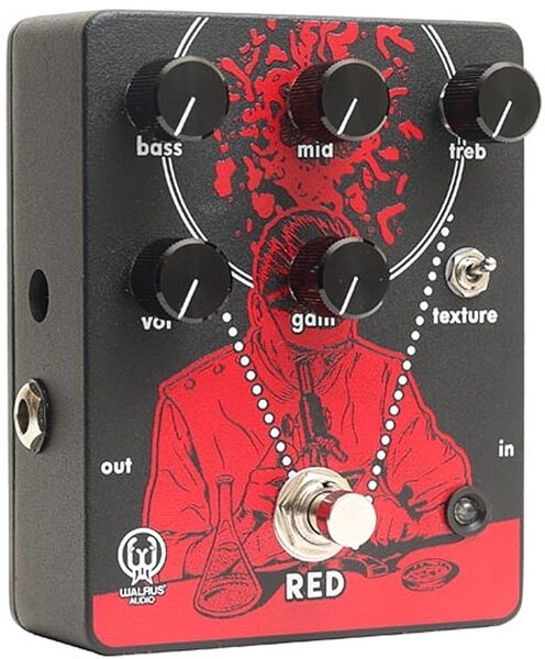 Walrus Audio Red High Gain Distortion Pedal, Right