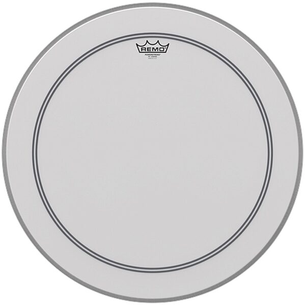 Remo Powerstroke 3 Bass Coated Drumhead, 22&quot;, view