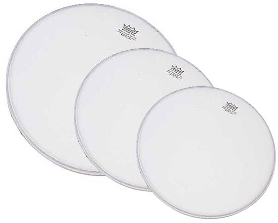 Remo Coated Ambassador Tom Drumhead Pack, 10, 12, and 14 inch, Pack 2, Main