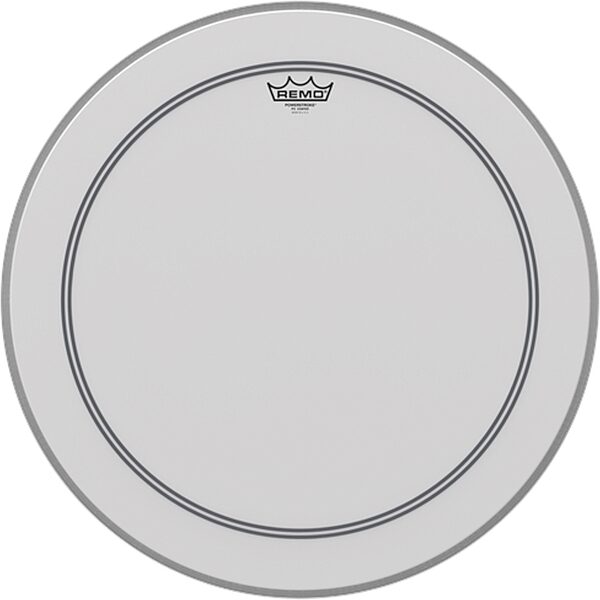 Remo Powerstroke 3 Bass Coated Drumhead, 22&quot;, Action Position Back