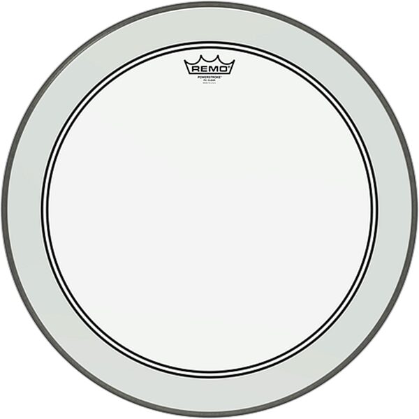 Remo Powerstroke 3 Clear Bass Drumhead, 20&quot;, Action Position Back