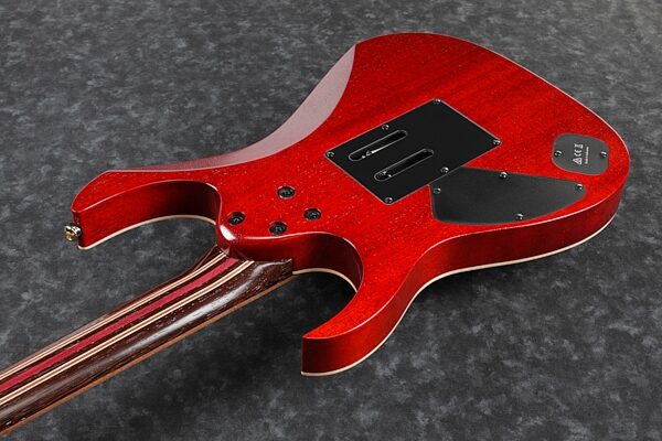 Ibanez RG1070FM Premium Electric Guitar (with Gig Bag), Angled Back