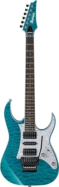 Ibanez RG2750Q Electric Guitar (with Case), Transparent Aqua