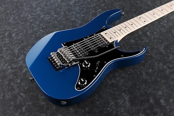 Ibanez RG655M Prestige Electric Guitar (with Case), Cobalt Blue Metallic Body Top