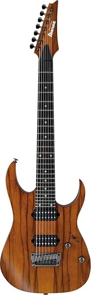 Ibanez RG752LWFX Prestige Electric Guitar (with Case), 7-String, Hazelnut Ale Burst