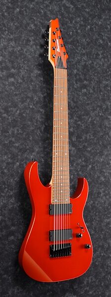 Ibanez RG80E Electric Guitar, 8-String, Angled Side