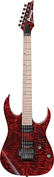 Ibanez RG920MQM Premium Quilt Top Electric Guitar (with Gig Bag), Red Desert