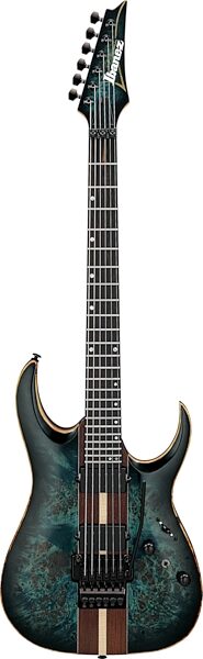 Ibanez RGA20P1PB Premium Electric Guitar (with Gig Bag), Cosmic Blue Burst, Action Position Back